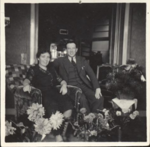 Het echtpaar Labzowski-Heuman in 1939. Joods Historisch Museum F007863.