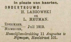 Zierikzeesche Nieuwsbode 23-7-1919.